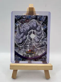Onix #95 Topps TV Animation Edition Blue Logo Non Holo Pokemon Card - LP - Image 1