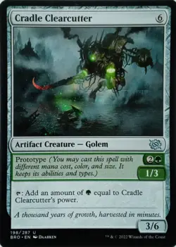 198/287 CRADLE CLEARCUTTER UNCOMMON THE BROTHER'S WAR MTG CARD - Image 1