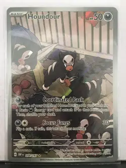 Houndour 204/197 Full Art Secret Rare Near Mint Condition Card Read Description! - Image 1