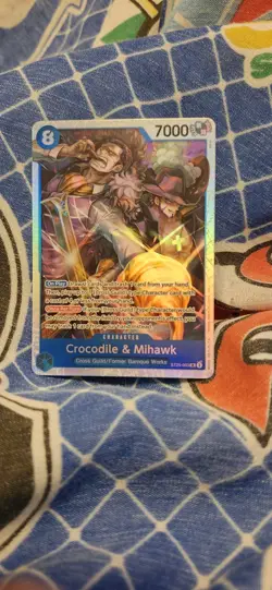Crocodile & Mihawk ST25-003 SR ONE PIECE Tcg Card Game NM Blue - Image 1