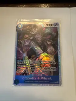 Crocodile & Mihawk ST25-003 SR ONE PIECE Tcg Card Game NM Blue - Image 1
