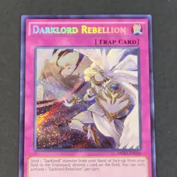 Yugioh TCG - Darklord Rebellion - DESO-EN036 - 1st Ed - NM - Secret Rare - 2016 - Image 5
