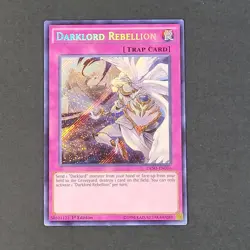 Yugioh TCG - Darklord Rebellion - DESO-EN036 - 1st Ed - NM - Secret Rare - 2016 - Image 2