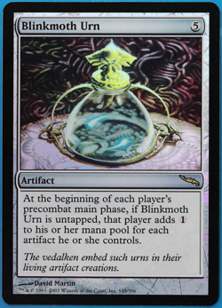 Blinkmoth Urn FOIL Mirrodin NM Artifact Rare MAGIC CARD (ID# 500095) ABUGames - Image 1