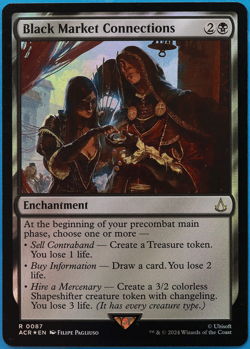 Black Market Connections FOIL Assassin's Creed NM Rare CARD (500093) ABUGames - Image 1