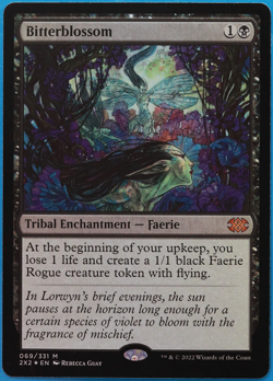 Bitterblossom FOIL Double Masters 2022 NM Mythic Rare CARD (500090) ABUGames - Image 1