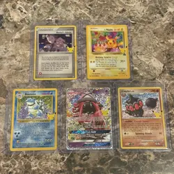 Pokemon Celebrations 25 Card Lot - Zekrom - Mewtwo - Blastoise - Mew - Pikachu - Image 2