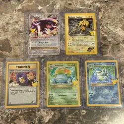 Pokemon Celebrations 25 Card Lot - Zekrom - Mewtwo - Blastoise - Mew - Pikachu - Image 4