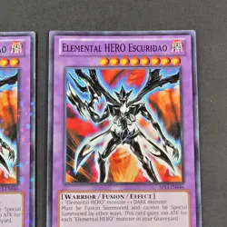 Yugioh - 2x Elemental Hero Escuridao - SP13-EN046 - 1x Starfoil Rare - NM - 2013 - Image 5