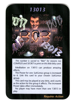 13013 Card SubGenius INWO Illuminati New Word Order Game LP - Image 1