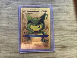 Pokemon - Pikachu Mega Rayquaza - Tag Cosplay - Gold Foil - Fan Art - Card #006 - Image 1