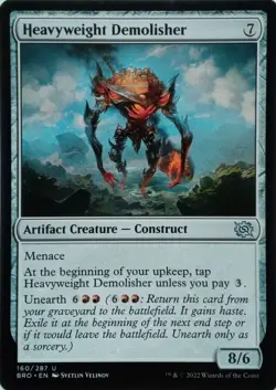 160/287 HEAVYWEIGHT DEMOLISHER UNCOMMON THE BROTHER'S WAR MTG CARD - Image 1