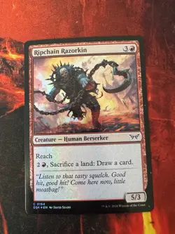MTG - Ripchain Razorkin - DSK - 0154 - Foil - Image 1