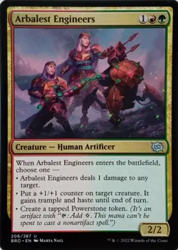 206/287 ARBALEST ENGINEERS UNCOMMON THE BROTHER'S WAR MTG CARD - Image 1