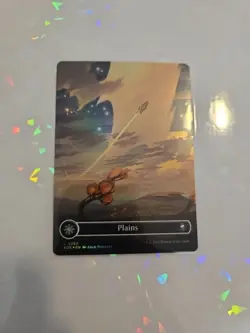 Plains (0262) (Borderless) Edge of Eternities Foil NM MTG TCG - Image 1