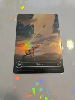 Plains (0262) (Borderless) Edge of Eternities Foil NM MTG TCG - Image 2