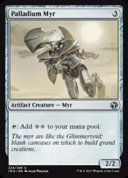 Palladium Myr - Light Play MTG Iconic Masters - Image 1