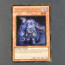 Yugioh TCG - Plaguespreader Zombie - GLD3-EN019 - NM/LP - Limited Edition - 2010 - Image 2