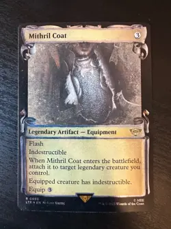 Mithril Coat (Showcase Scrolls) Universes Beyond: the Lord of the Rings MTG LP - Image 1