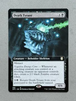 Death Tyrant (Extended Art) #292 Regular MTG Adventures Forgotten Realms AFC NM - Image 1