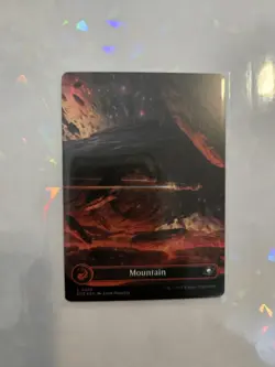 Mountain (0265) (Borderless Foil) - Edge of Eternities (EOE) NM MTG - Image 1