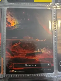 Mountain (0265) (Borderless Foil) - Edge of Eternities (EOE) NM MTG - Image 3