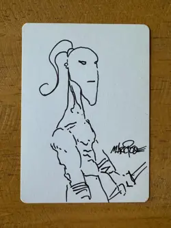 MTG Magic - STORM SEEKER - Chronicles - ARTIST PROOF - SIGNED by Mark Poole - Image 2