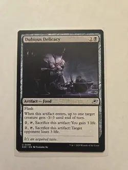 Dubious Delicacy - Edge of Eternities - NM - MTG Magic - Uncommon - Artifact - Image 1