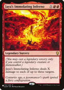 Jaya's Immolating Inferno - 133/269 / English / Near Mint MTG - Image 1