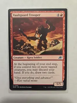 Vaultguard Trooper - Edge of Eternities - NM - MTG Magic - Uncommon - Creature - Image 1