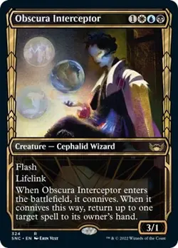 Obscura Interceptor (Showcase) - 324 / English / Near Mint MTG - Image 1