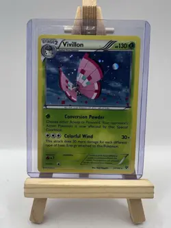 Vivillon (Meadow[Pink]) - 17/146 - Cosmos Holo LP, English Pokemon Pokemon - Image 1