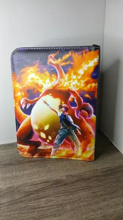 Pokemon TCG Charizard/Pikachu/Gengar Zip Up 4 Slot Binder (New) - Image 2
