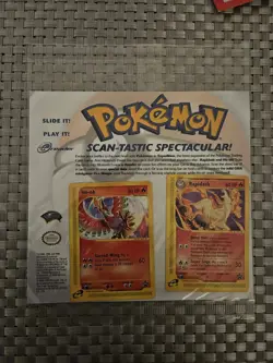 Pokemon Scan-Tastic Spectacular Black Star Promo Pack Rapidash And Ho-oh Sealed - Image 1