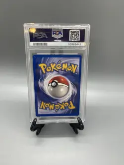 2000 Pokemon Team Rocket Dark Weezing Holo #14 PSA 7 - Image 2
