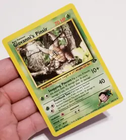 TCG POKEMON GIOVANNI'S PINSIR 24/132 ☆ RARE GYM CHALLENGE VINTAGE NM - Image 2