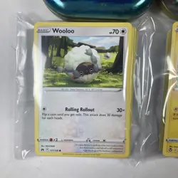 Pokemon bulk lot 100 mixed cards + 2 Crown Zenith Empty Tins - Image 2