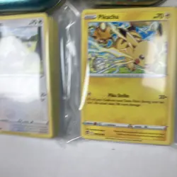 Pokemon bulk lot 100 mixed cards + 2 Crown Zenith Empty Tins - Image 3