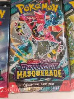 Pokemon 12 Sealed Shining Fates/Obsidian Flames/Paradox Rift Booster Packs - Image 3