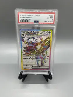 2024 Pokemon SSP Hydreigon Ex Ultra Rare #223 PSA 8 - Image 1