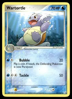 2006 Pokemon EX - Crystal Guardians Wartortle #42 Light Play - Image 1