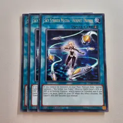 3x Sky Stiker Mecha Hornet Drones - JUSH - Rare - Yugioh Euro - Image 1