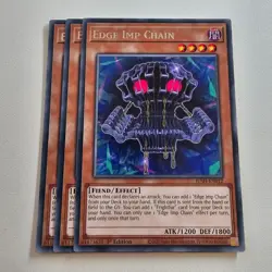 3x Edge Imp Chain - JUSH - Rare - Yugioh Euro - Image 1