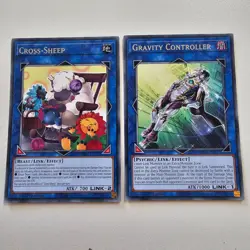 2x Cross Sheep Gravity Controller - JUSH - Rare - Yugioh Euro bundle - Image 1