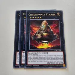 3x Chronomaly Vimana - JUSH - Rare - Yugioh Euro - Image 1