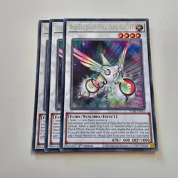 3x Herald of the Arc Light - JUSH - Rare - Yugioh Euro - Image 1