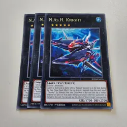 3x N.As.H Knight - JUSH - Rare - Yugioh Euro - Image 1
