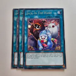 3x Jack in the Hand - JUSH - Rare - Yugioh Euro - Image 1
