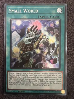 Yugioh Small World RA01-EN067 Collector's Rare 1st Edition NM - Image 1