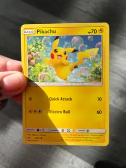 Pokemon TCG Pikachu 19/68 Regular Common Hidden Fates Card Pokemon - Image 3